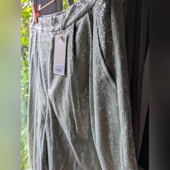 Sequin crop full leg dress pants - Picture 5 of 5